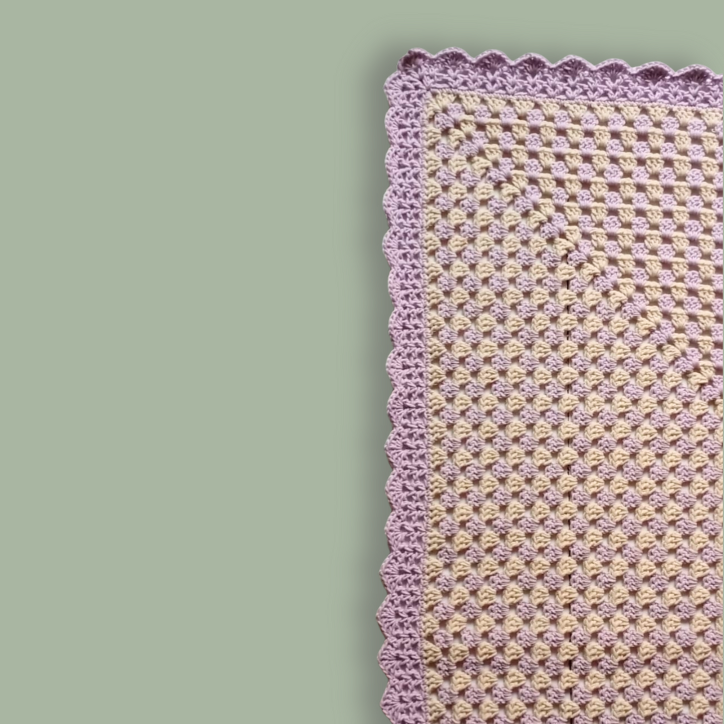 Lavender Baby Blanket