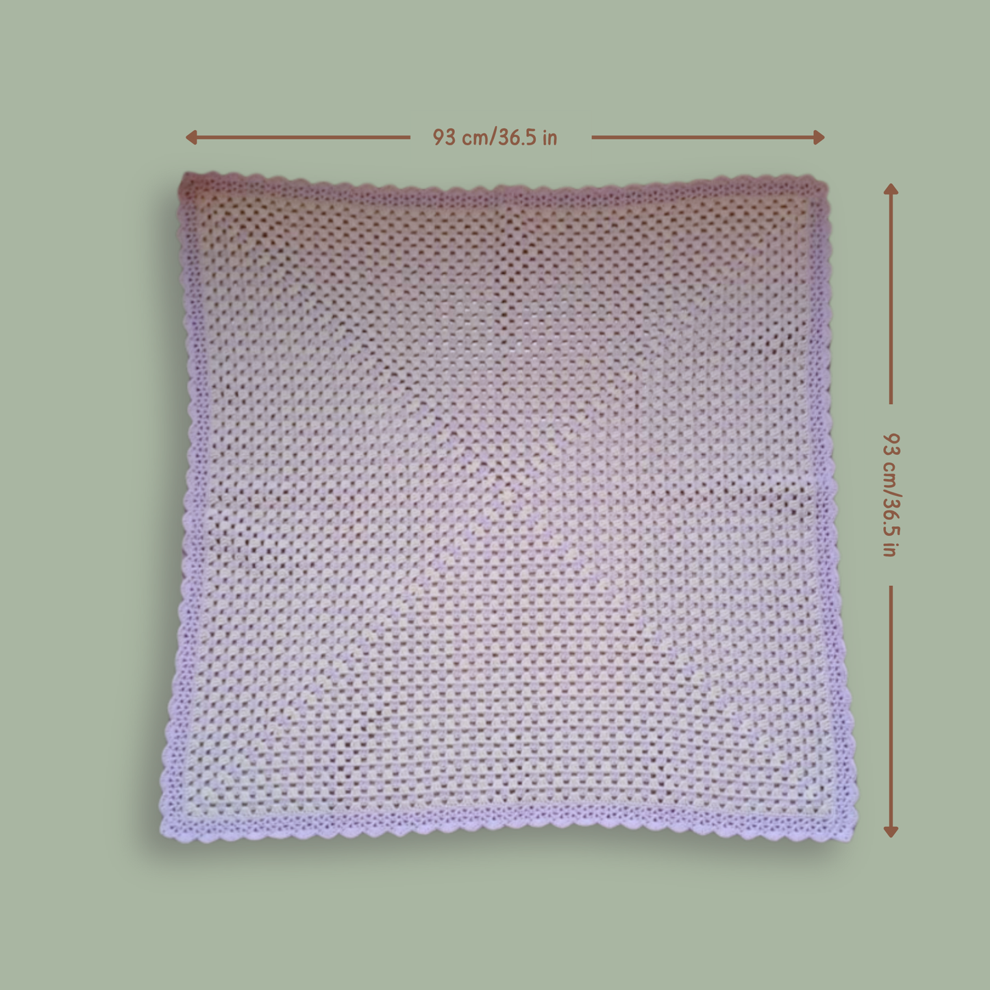 Lavender Baby Blanket